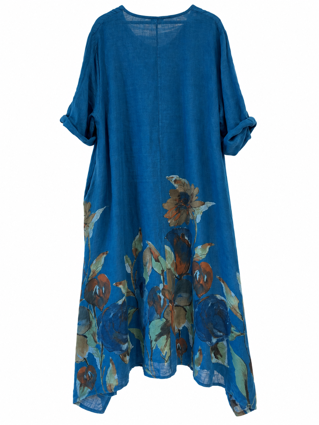 Vestido Grecia azul petróleo
