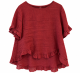 Blusa Marina bordo