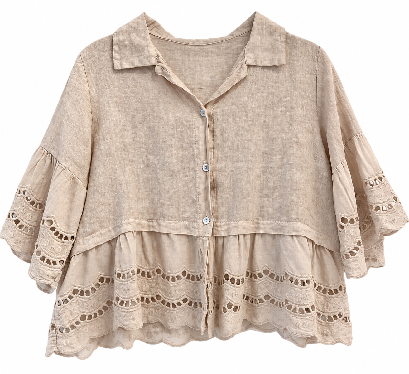 Camisa Malibú beige