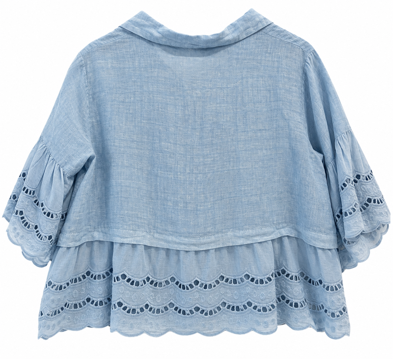 Camisa Malibú celeste