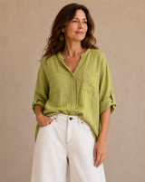 Camisa Niza Verde Pistacho