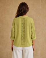Camisa Niza Verde Pistacho