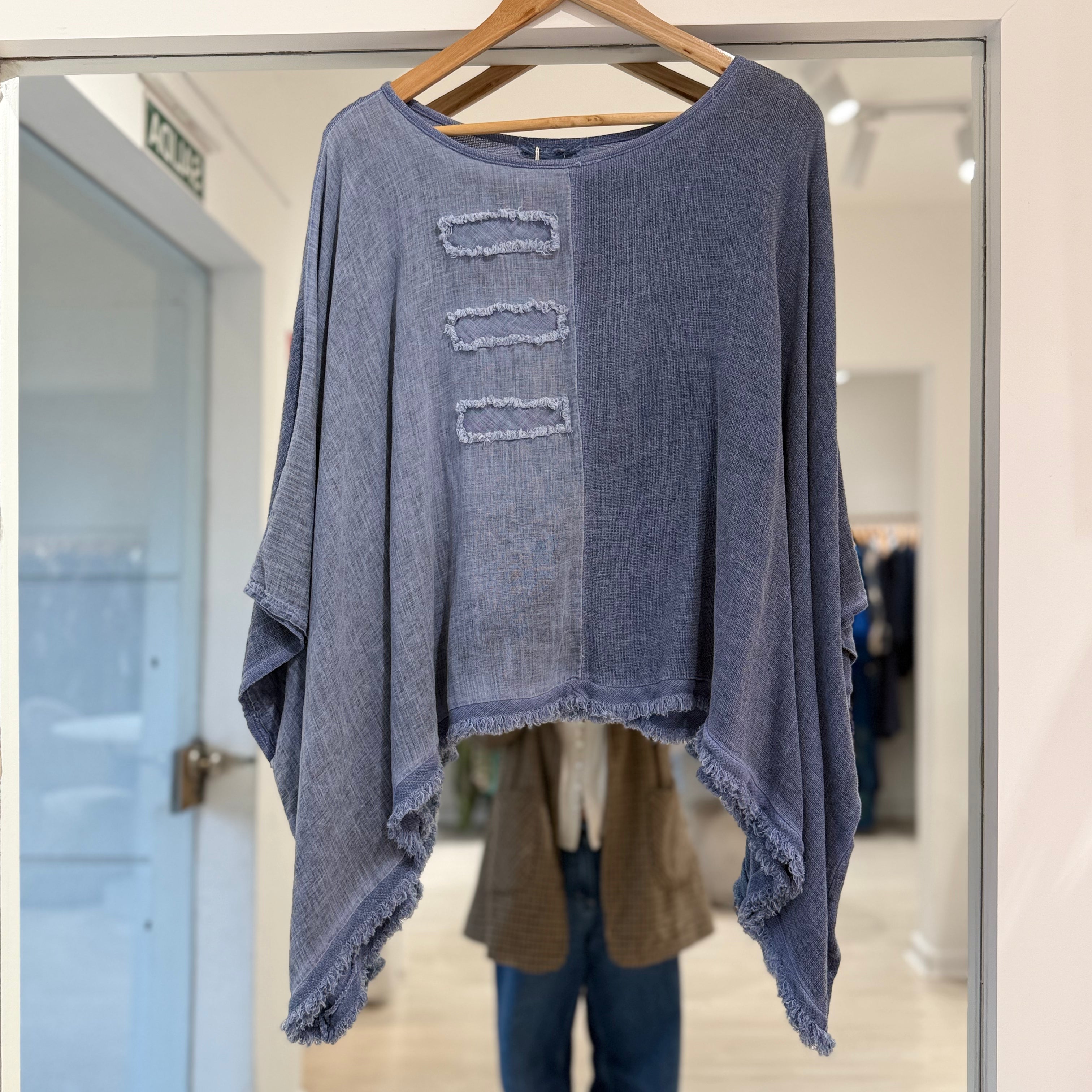 Blusa Belisa Azul Jean