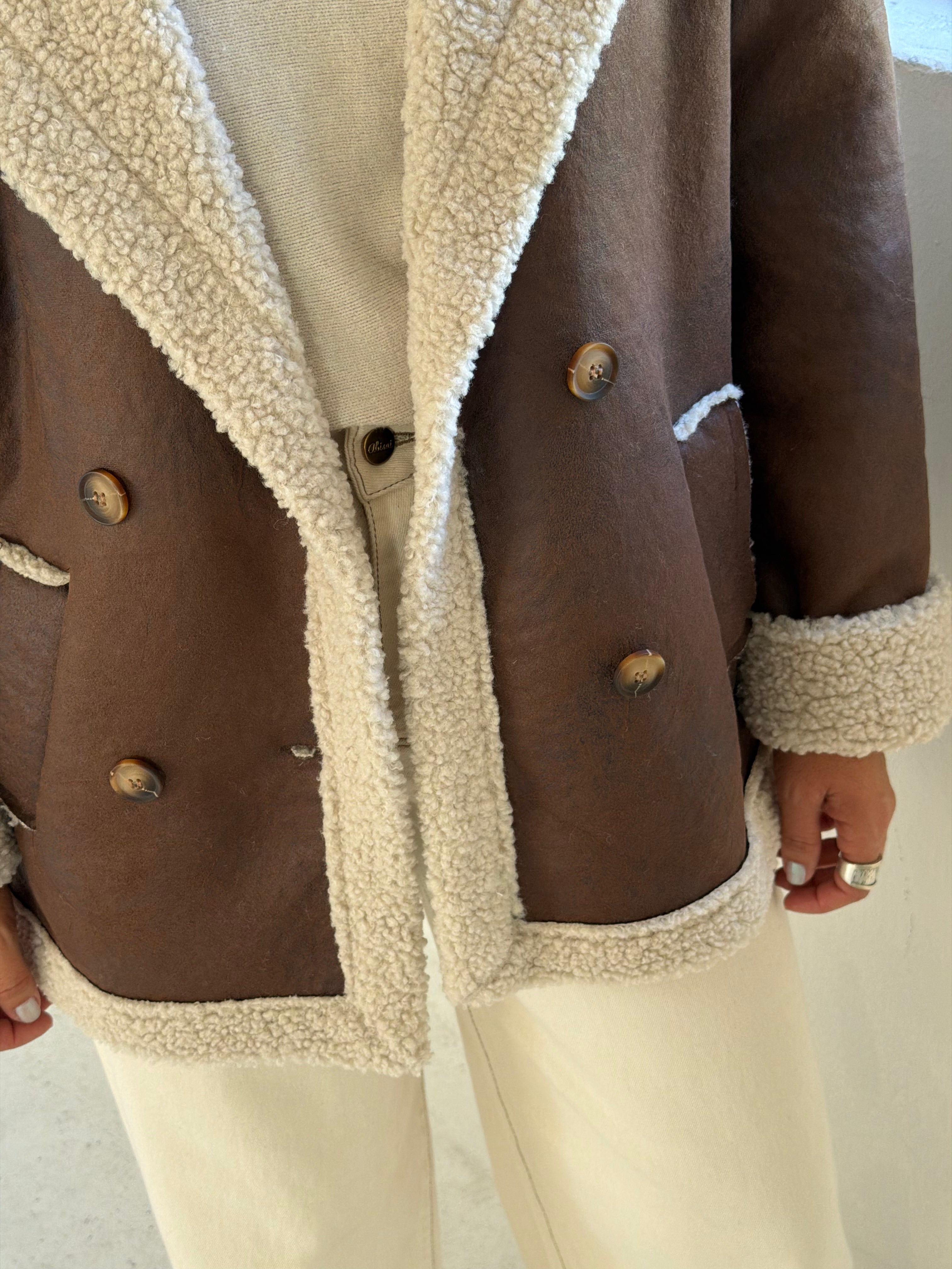 Tapado Lili Chocolate con beige
