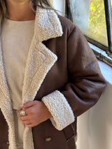 Tapado Lili Chocolate con beige