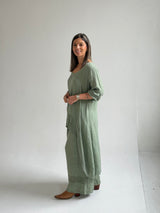 Blusa Ámbar Verde Seco