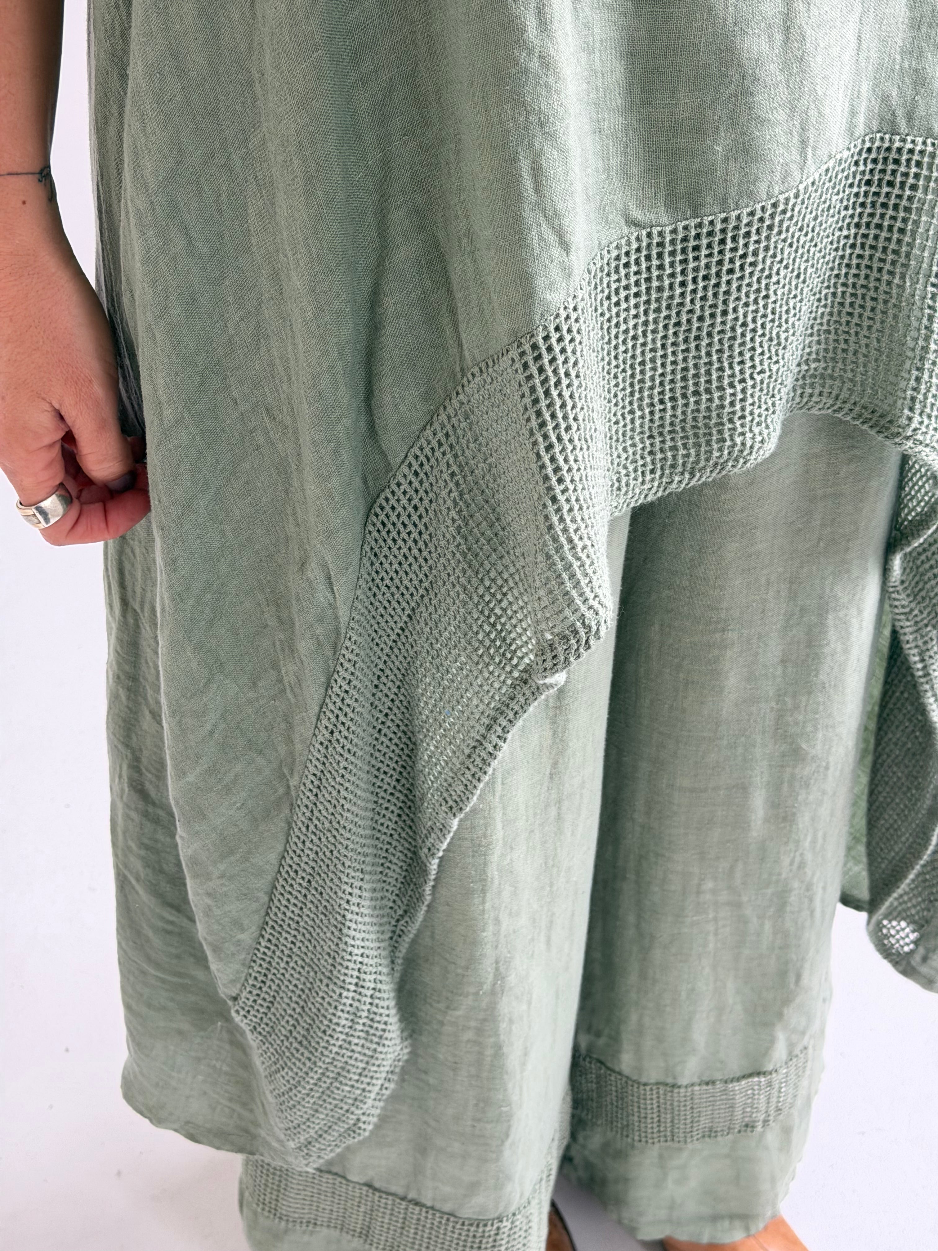 Blusa Ámbar Verde Seco
