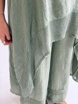 Blusa Ámbar Verde Seco