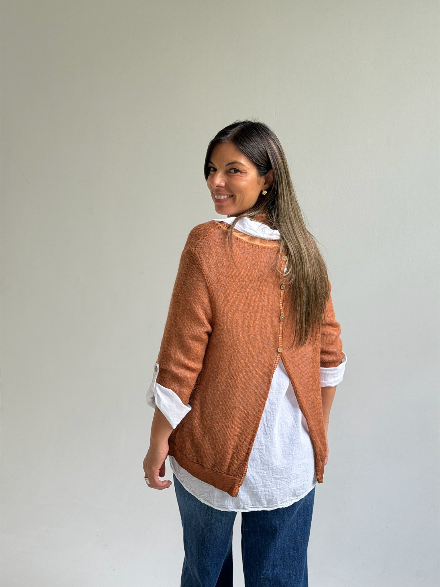 Sweater 3 en 1 Naranja