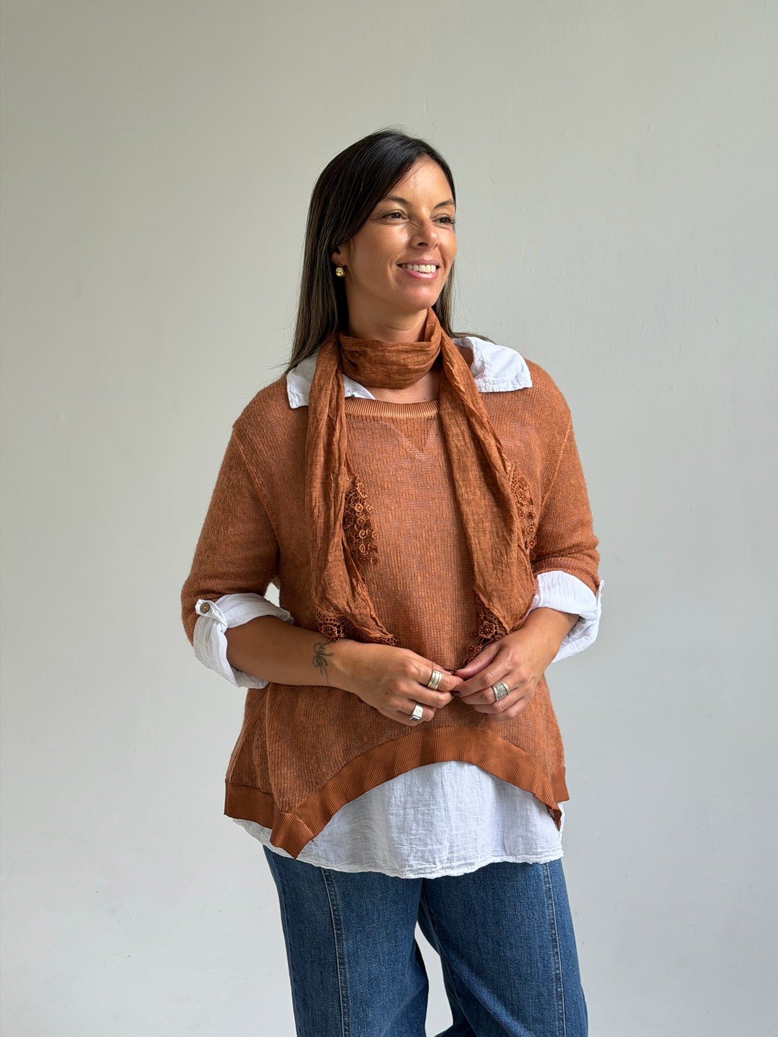 Sweater 3 en 1 Naranja