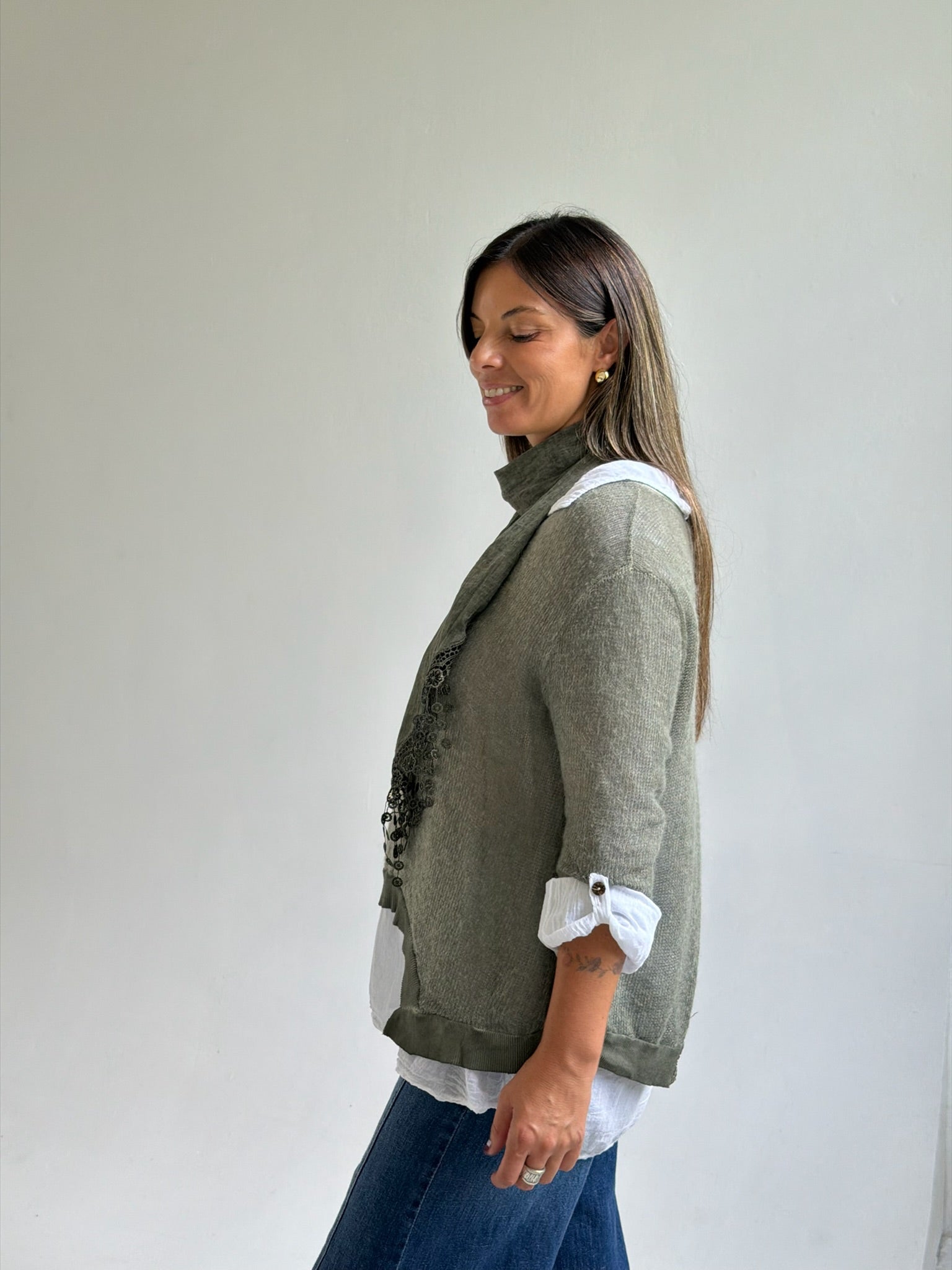 Sweater 3 en 1 Verde seco