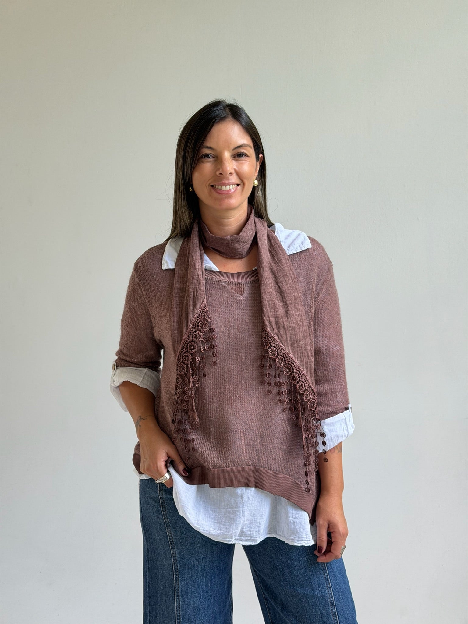 Sweater 3 en 1 Jean Choco