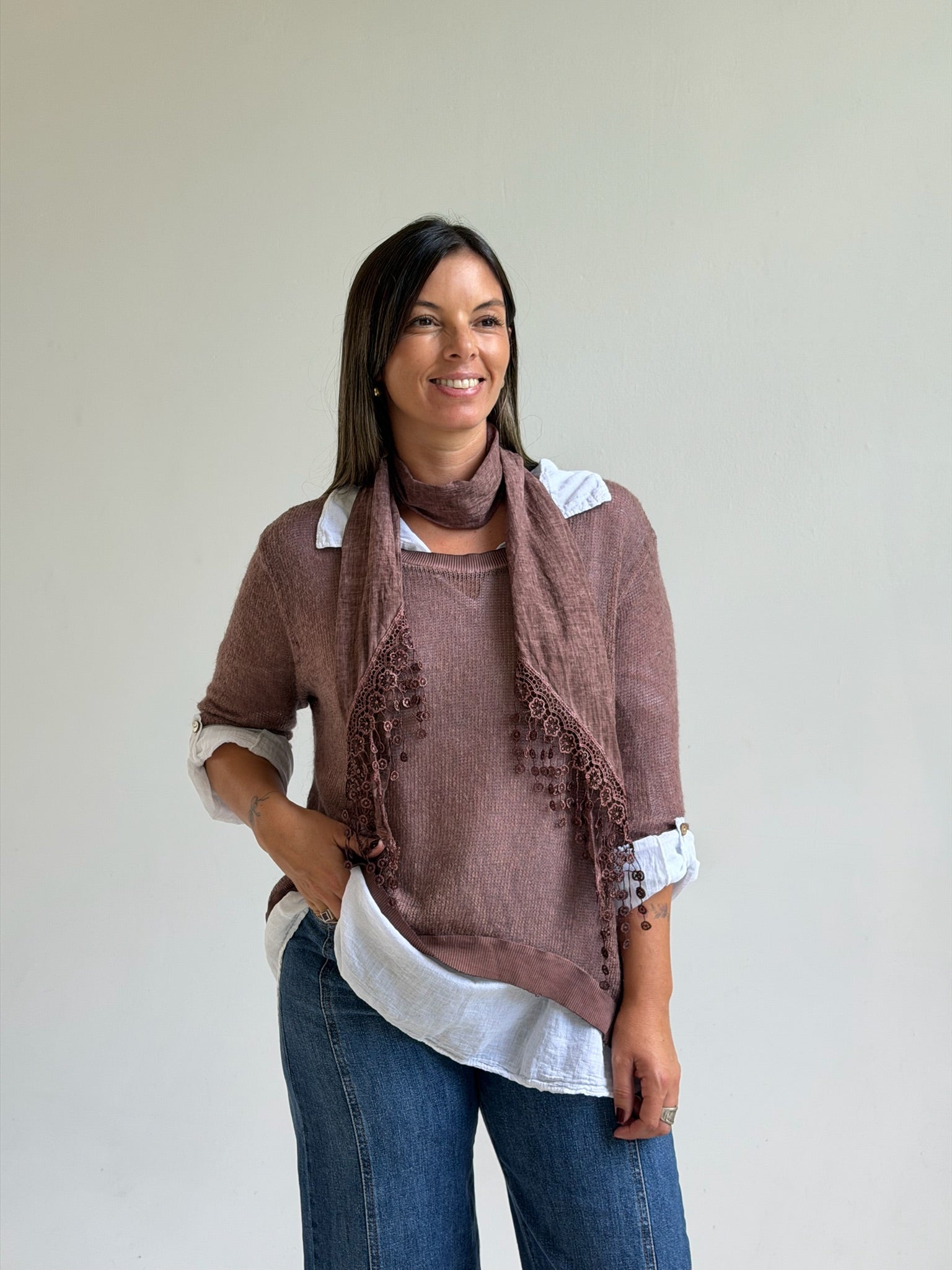 Sweater 3 en 1 Jean Choco