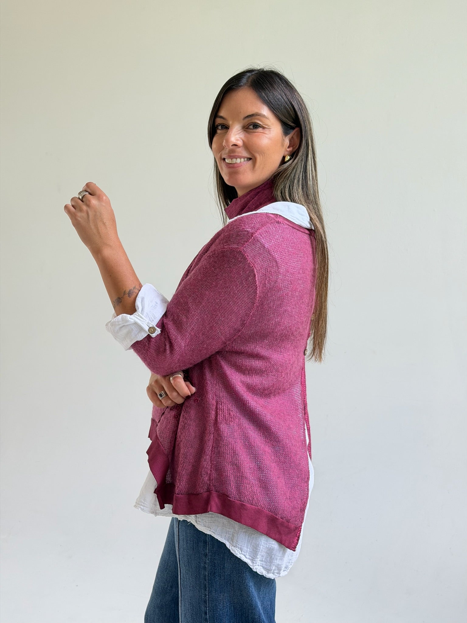 Sweater 3 en 1 Magenta