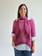 Sweater 3 en 1 Magenta