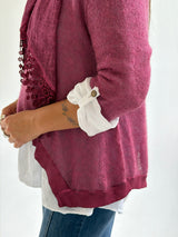 Sweater 3 en 1 Magenta