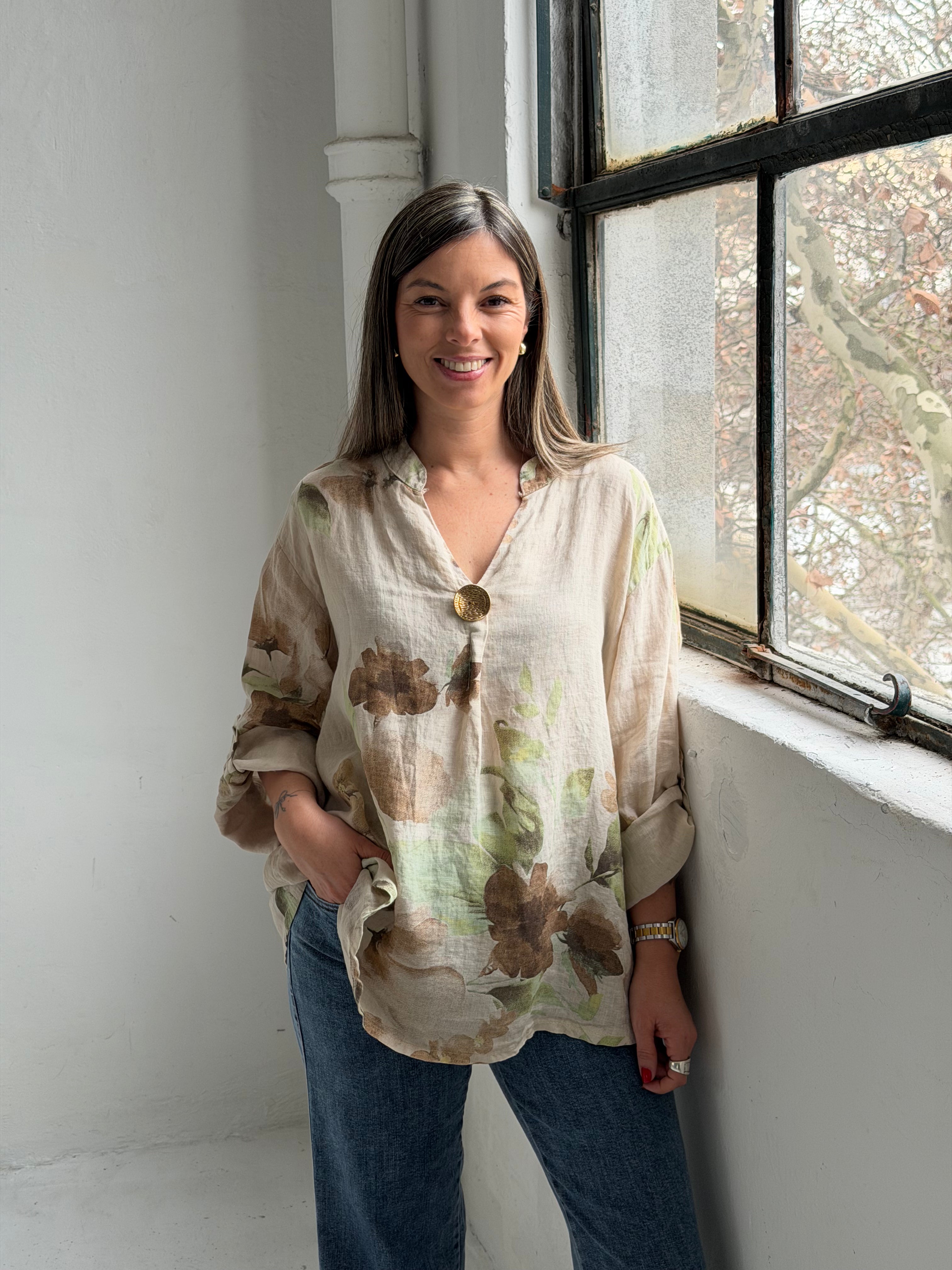 Blusa Aime Beige