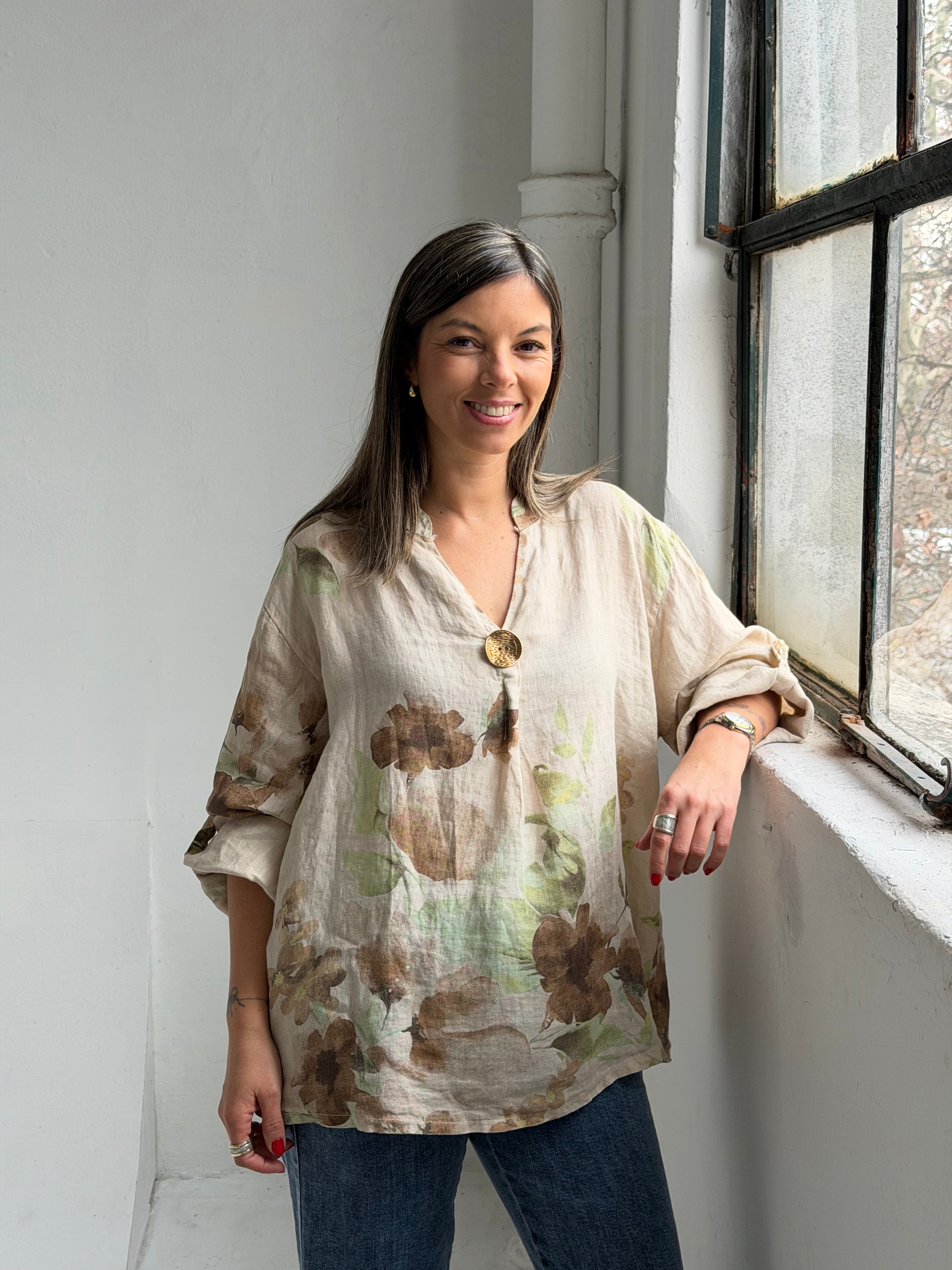 Blusa Aime Beige