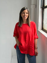 Blusa Zara Rojo