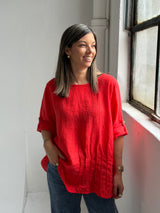 Blusa Zara Rojo