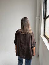 Blusa Zara Chocolate