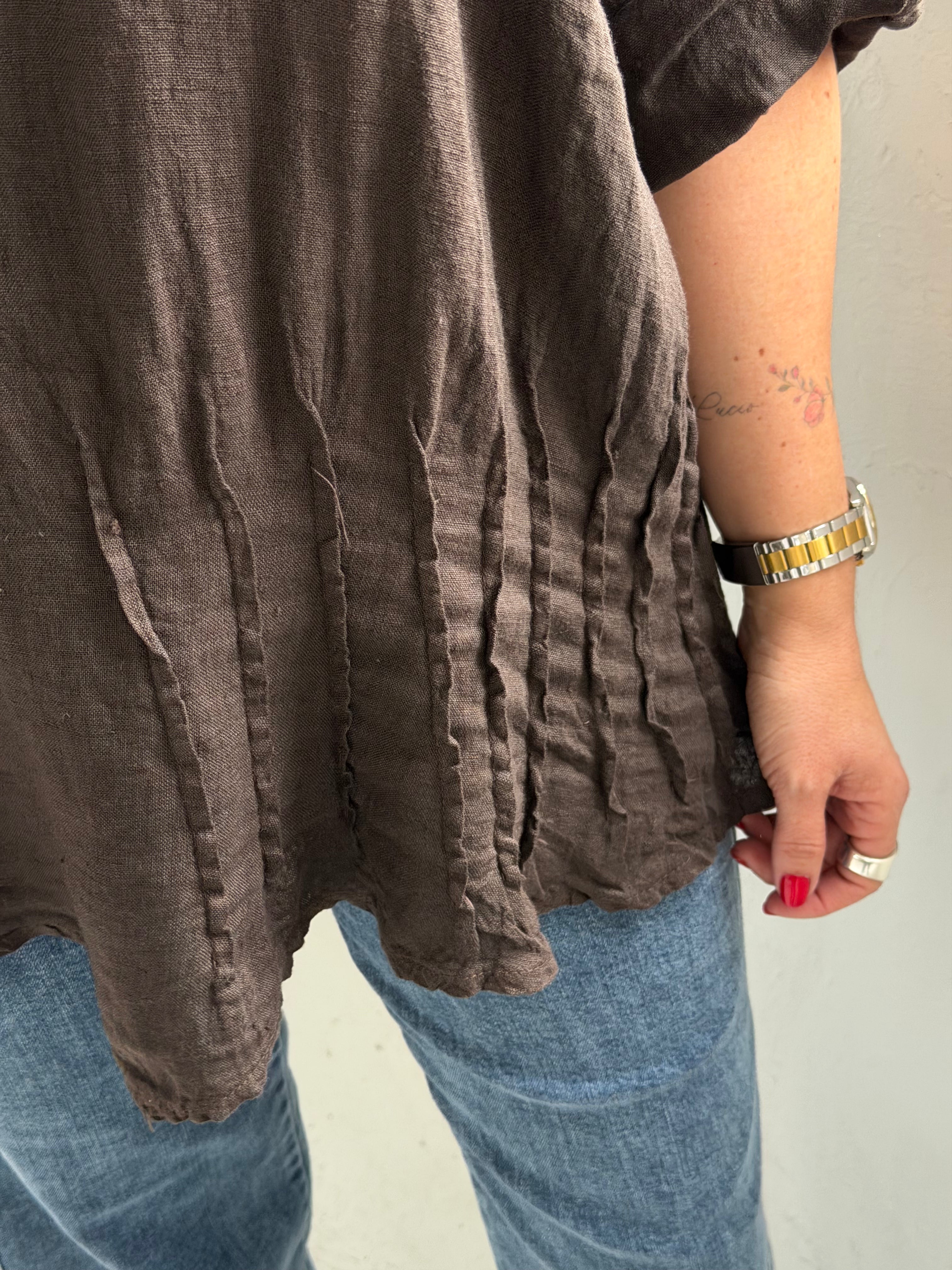 Blusa Zara Chocolate