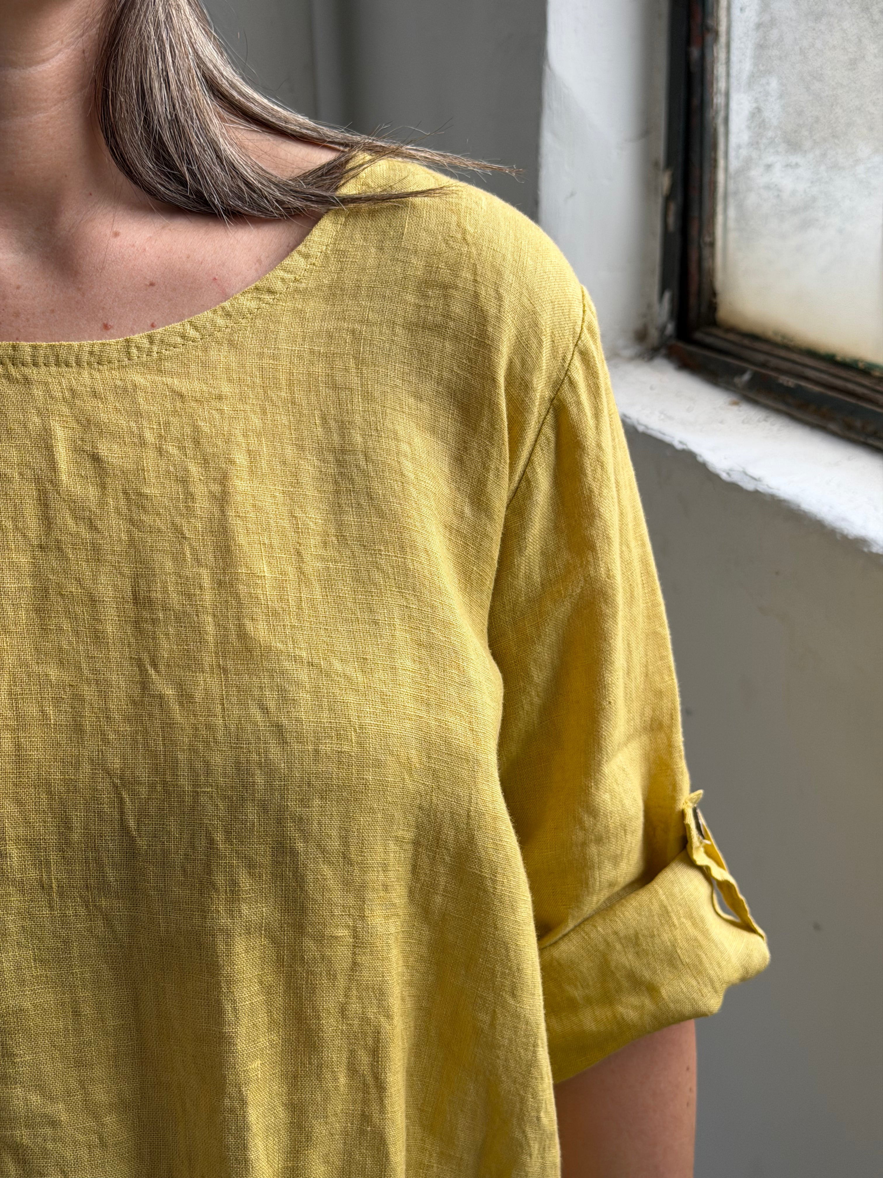 Blusa Zara Mostaza