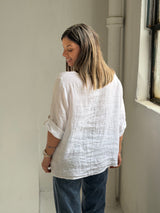 Blusa Zara Blanca