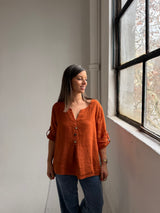 Blusa Roma Terracota