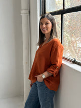 Blusa Roma Terracota