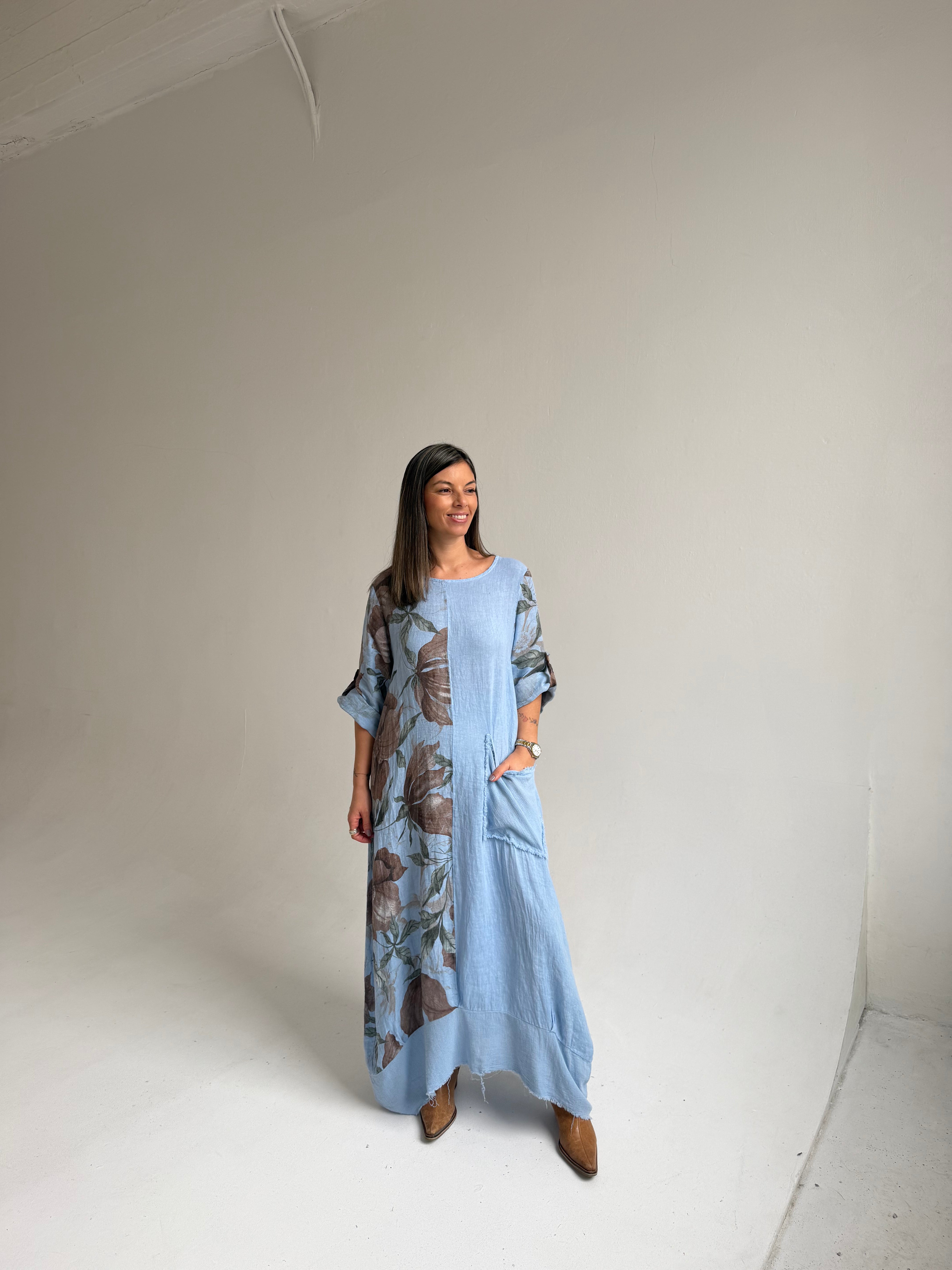 Vestido Mantra Celeste