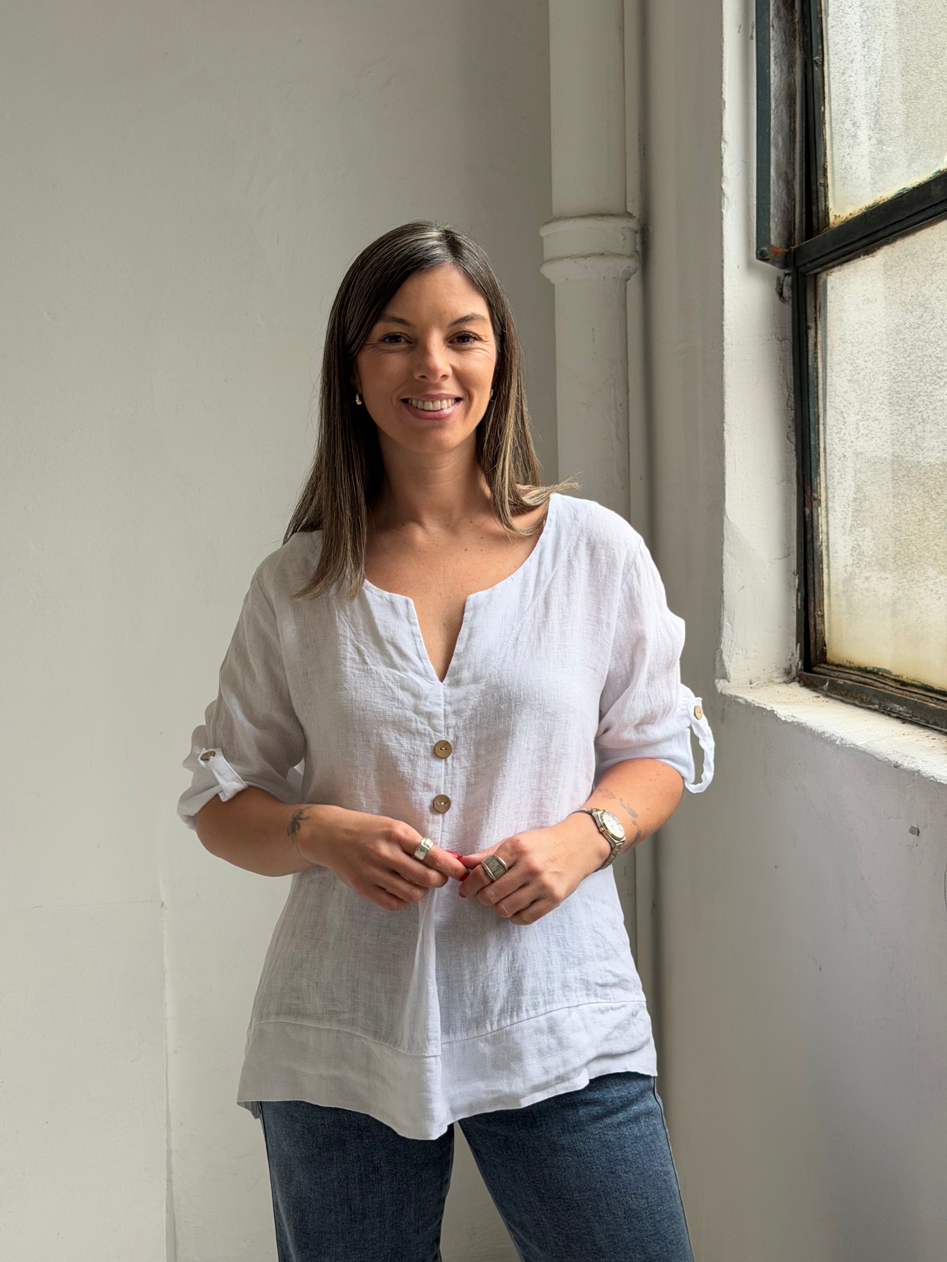 Blusa Roma Blanca