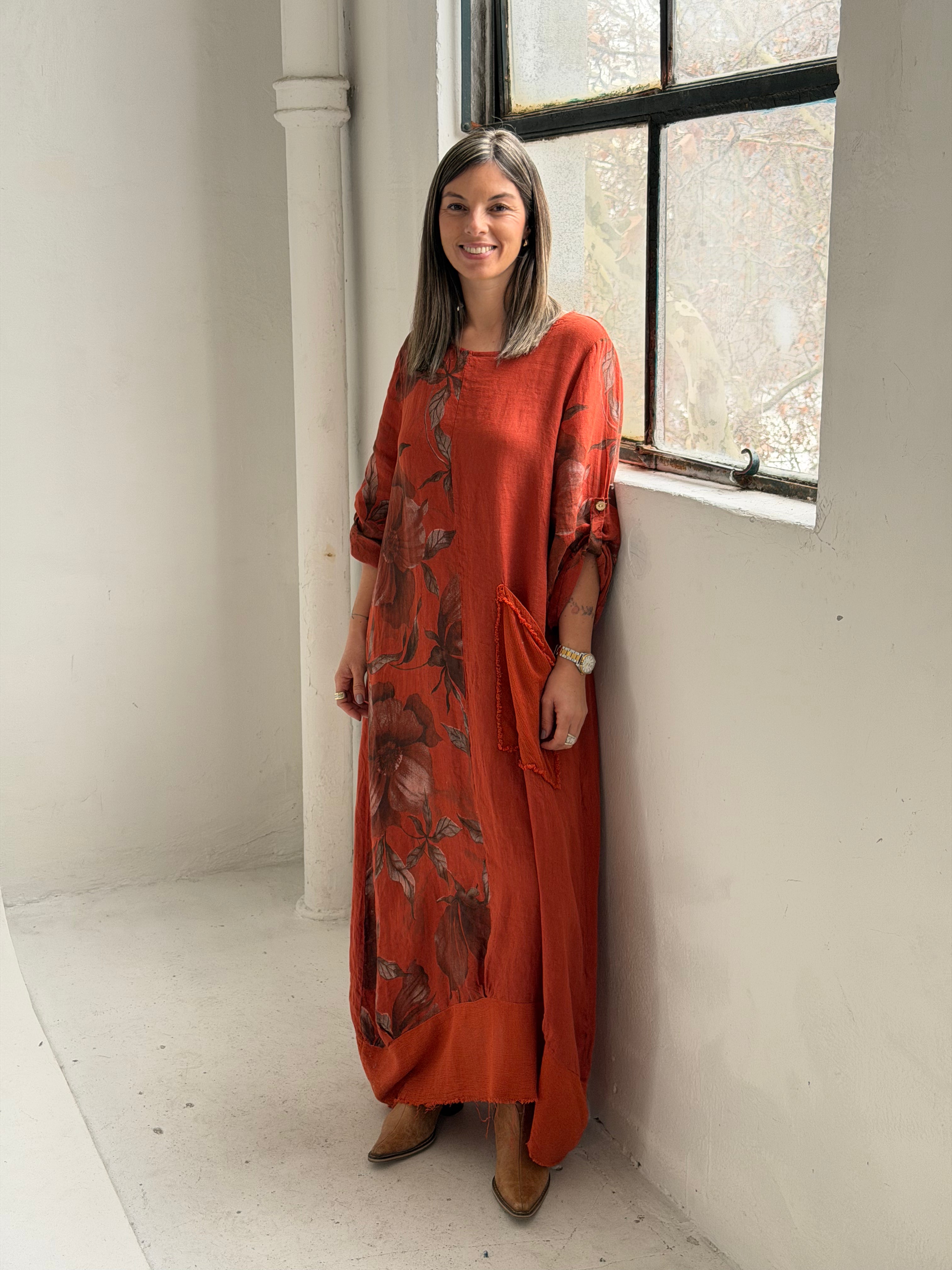 Vestido Mantra Terracota