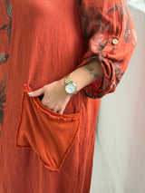 Vestido Mantra Terracota
