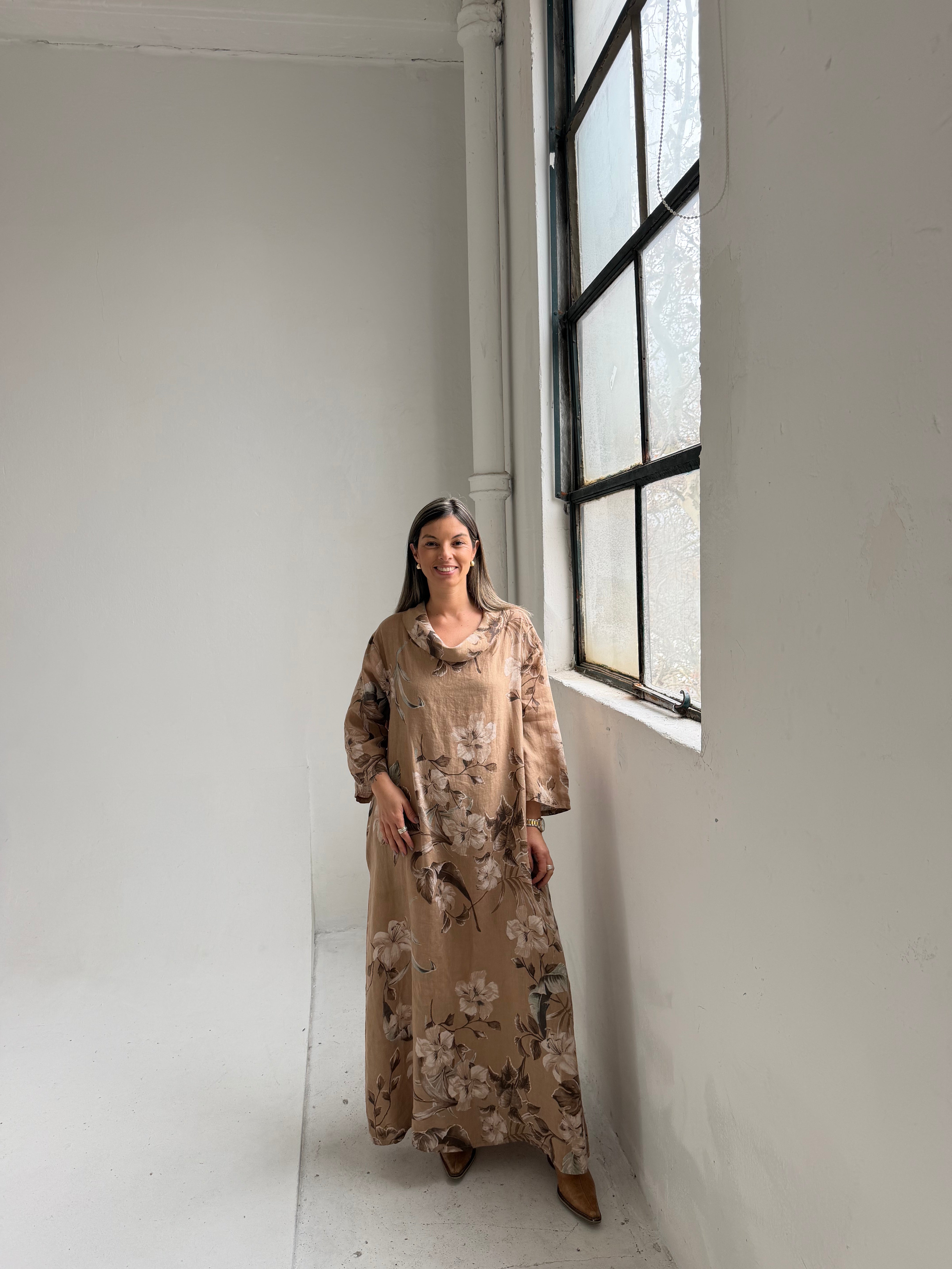 Vestido Valencia Camel