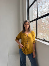 Blusa Roma Mostaza