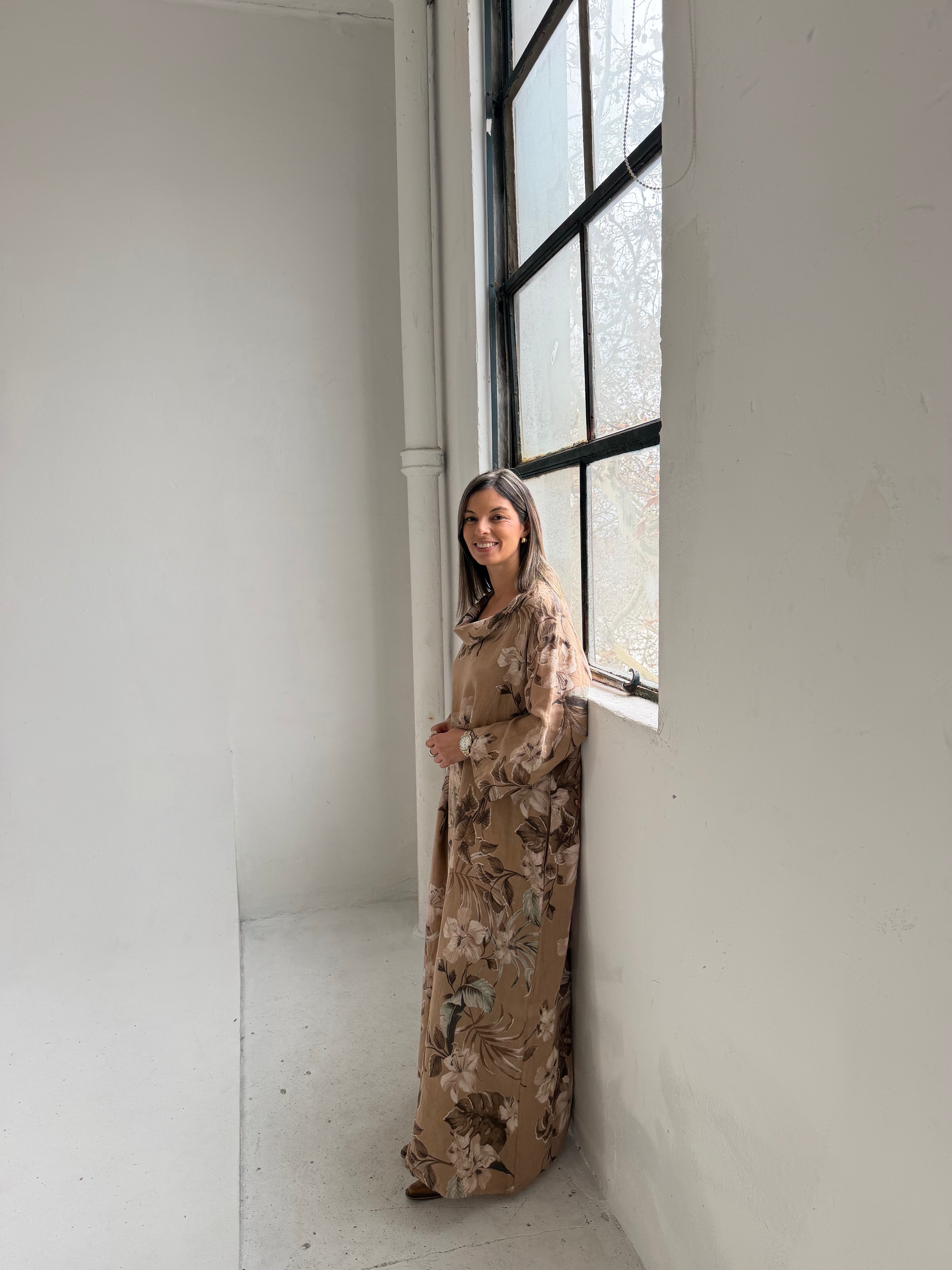 Vestido Valencia Camel