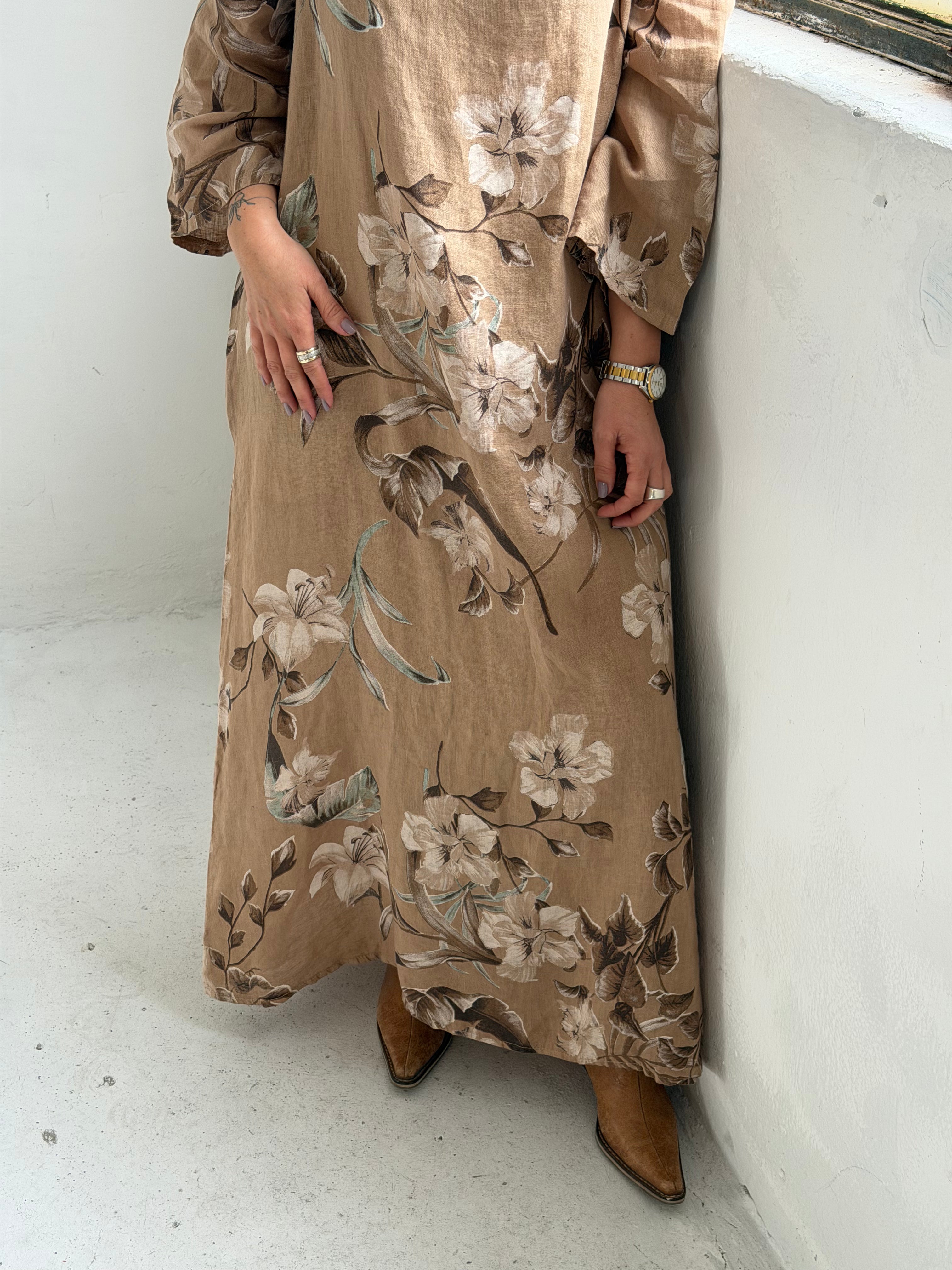 Vestido Valencia Camel