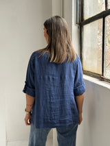 Blusa Roma Azul Marino