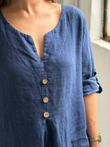 Blusa Roma Azul Marino