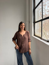 Blusa Roma Chocolate
