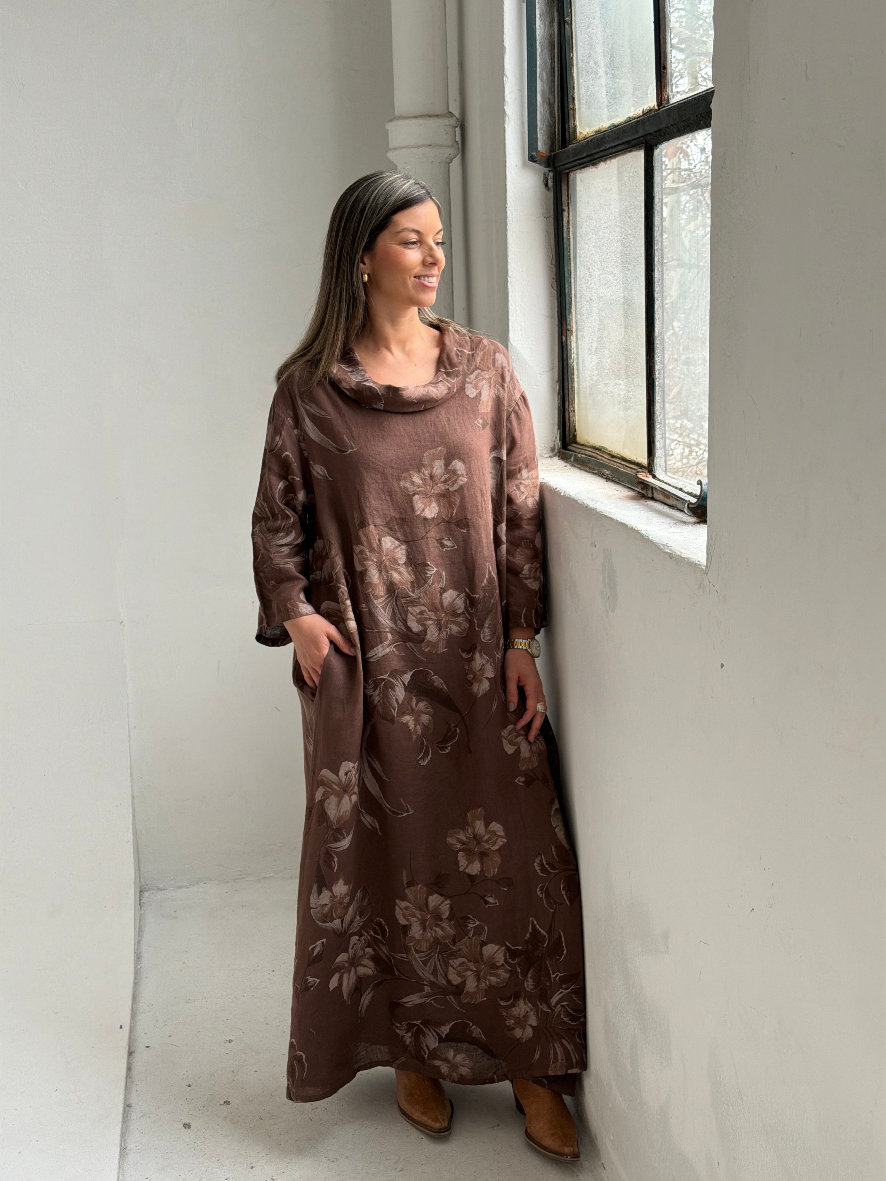 Vestido Valencia Chocolate
