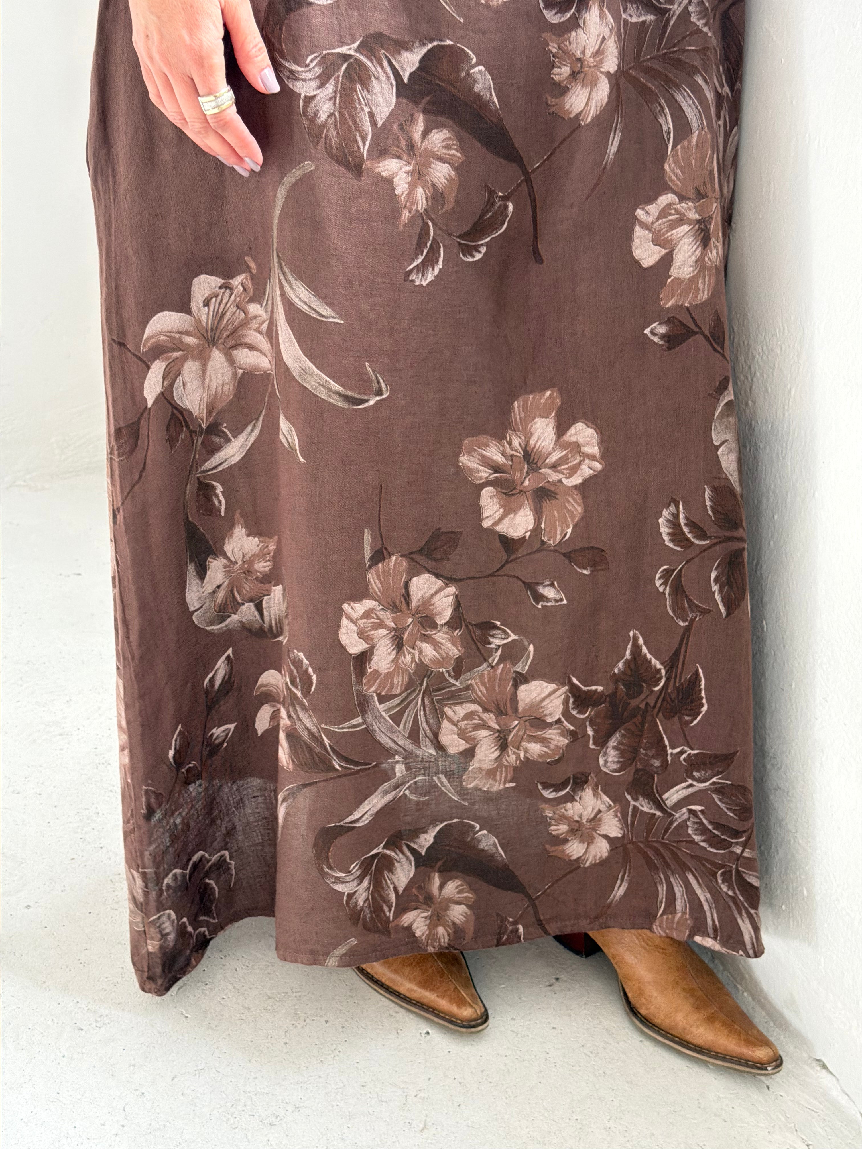 Vestido Valencia Chocolate