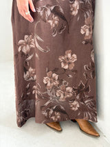Vestido Valencia Chocolate