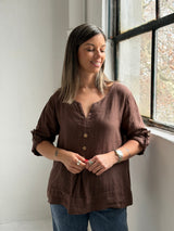 Blusa Roma Chocolate