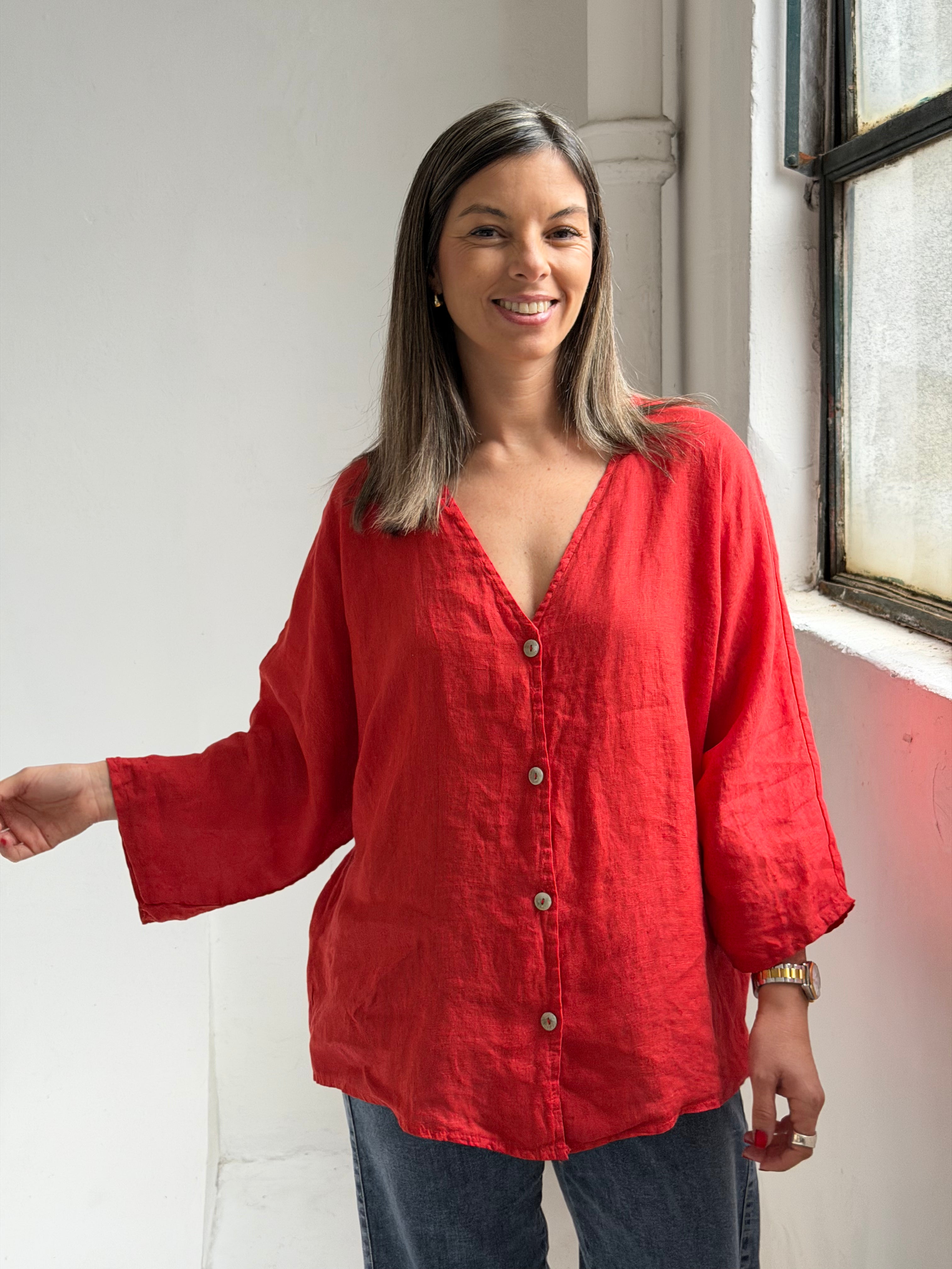 Camisa Rubi Rojo