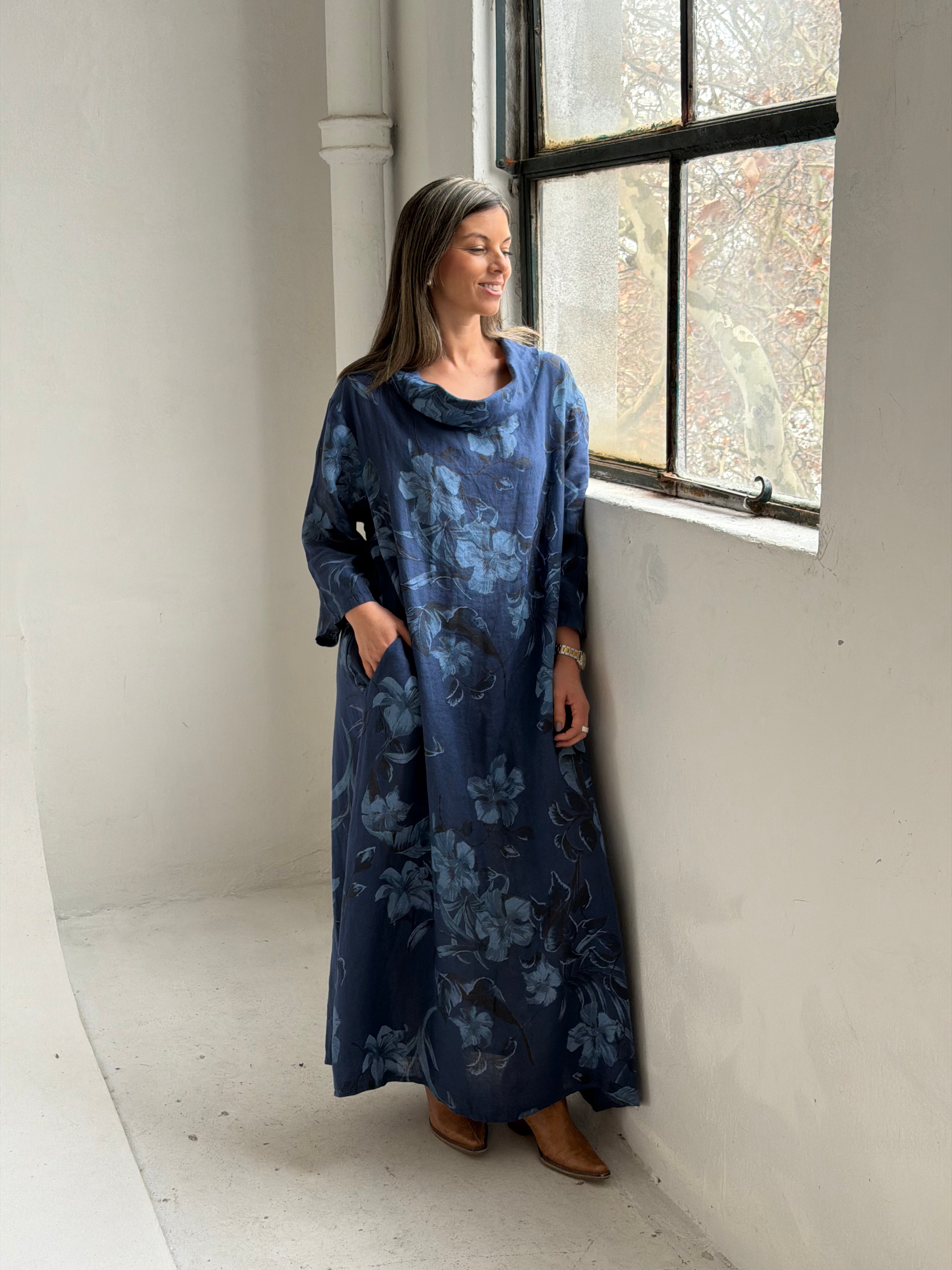 Vestido Valencia Azul