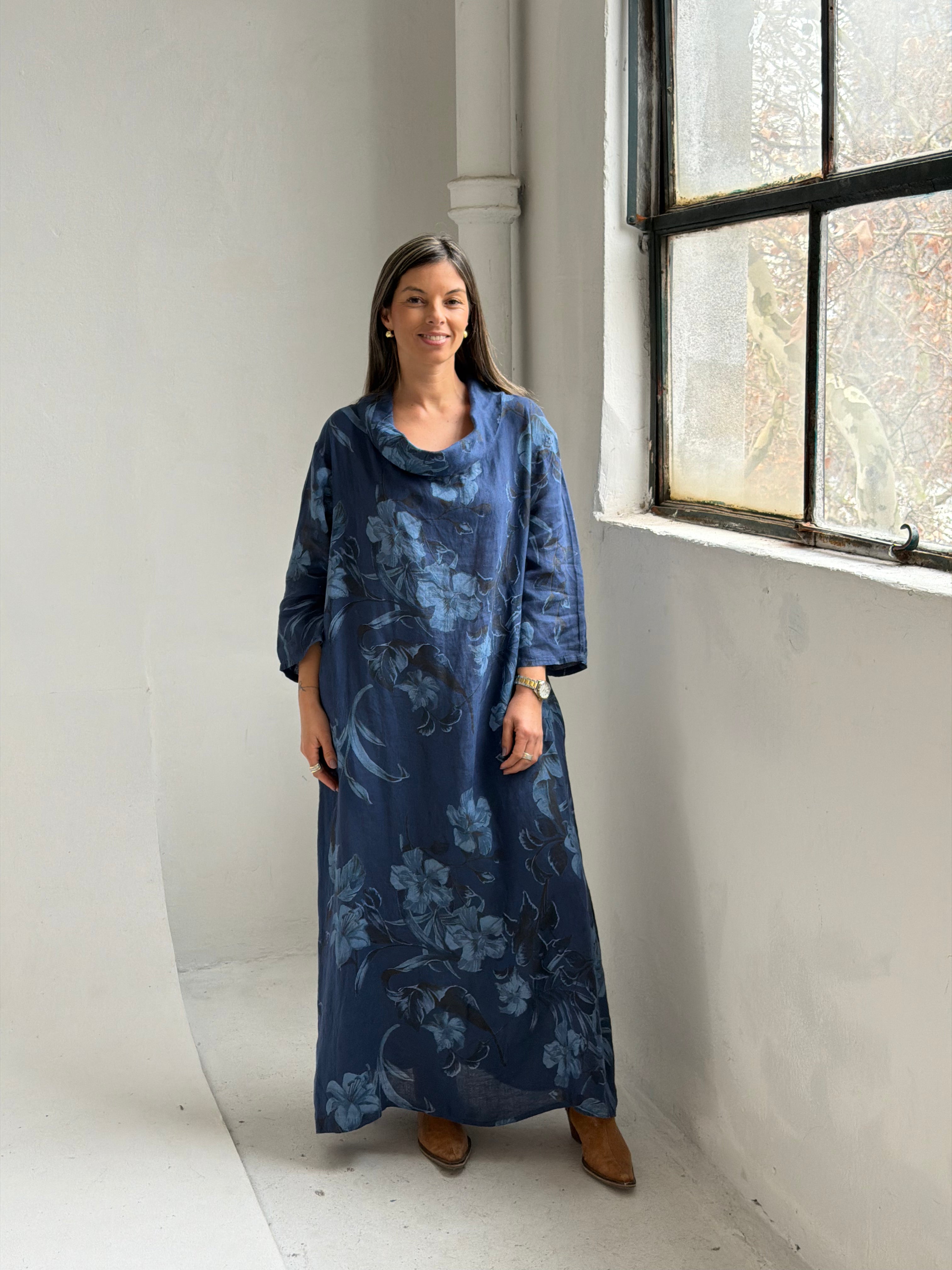 Vestido Valencia Azul