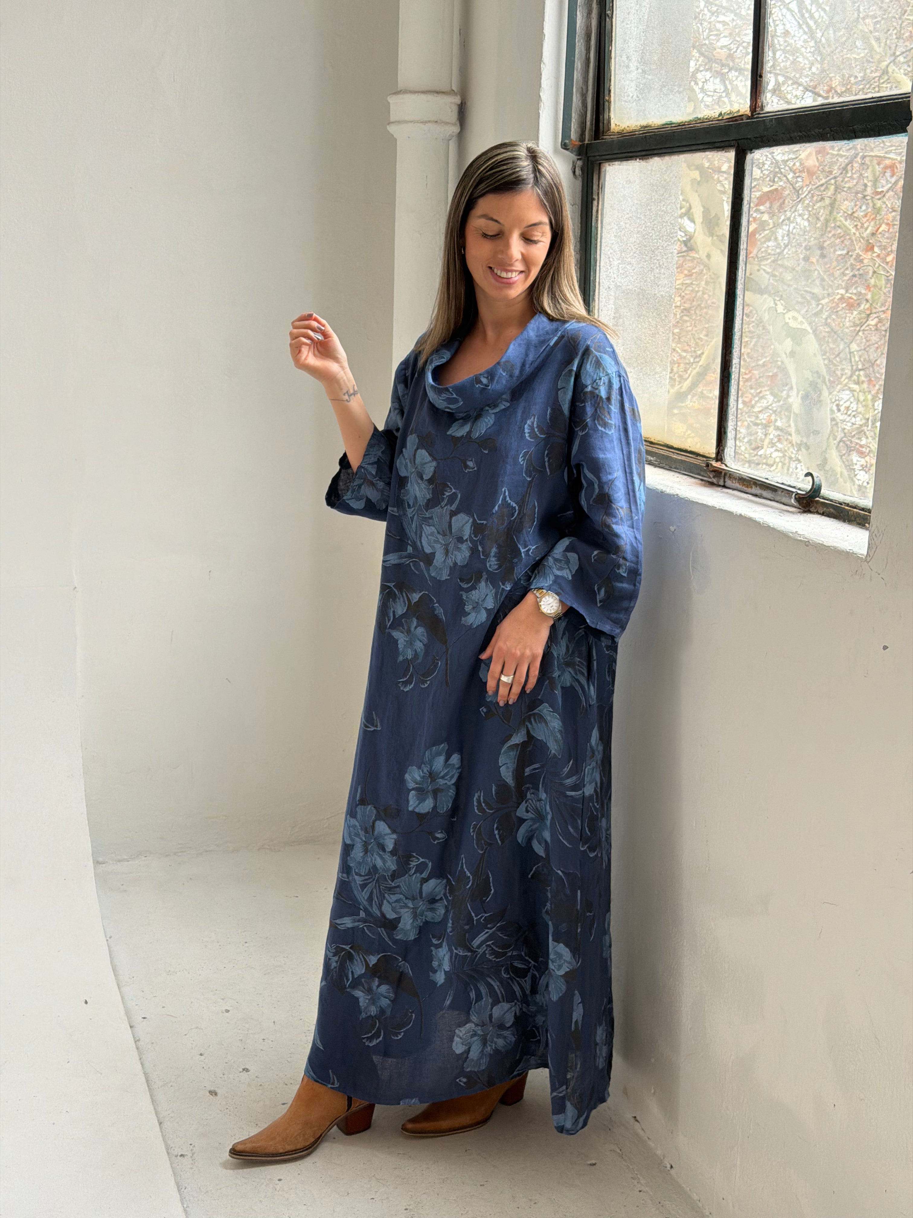 Vestido Valencia Azul