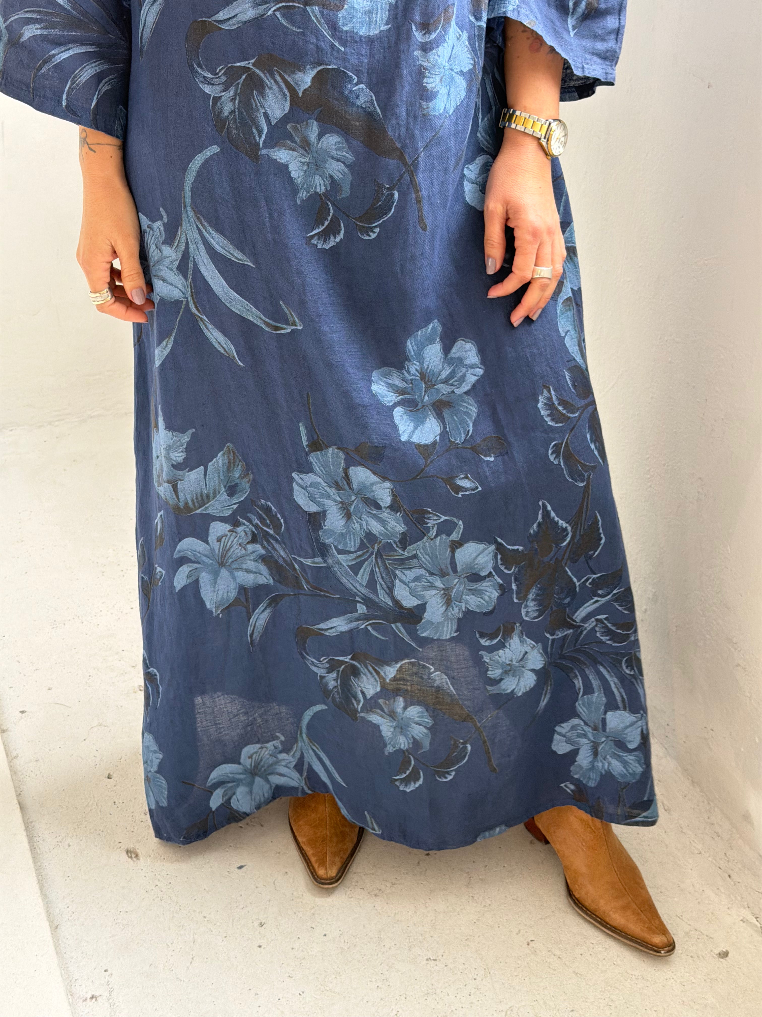Vestido Valencia Azul